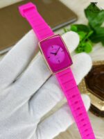 "Girls Long Dial Watch – Stylish Slim Strap Fashion Wristwatch" - Image 5