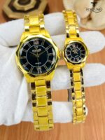 "Classical Pair Watch – Elegant Matching Couple Watches for Men & Women" - Image 3