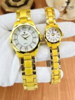 "Classical Pair Watch – Elegant Matching Couple Watches for Men & Women"