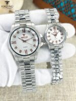 "Fancy Couple Pair Watch – Stylish Men & Women Wristwatch Set" - Image 6